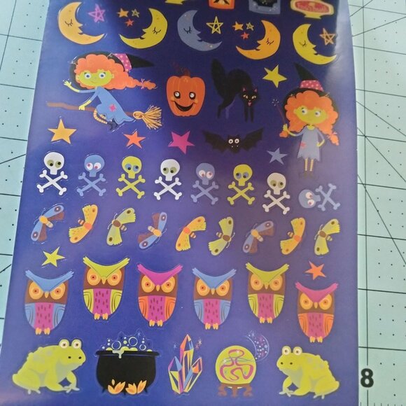 Holiday Home Bewitching Sticker Book Halloween Party 305 Count - Picture 5 of 9